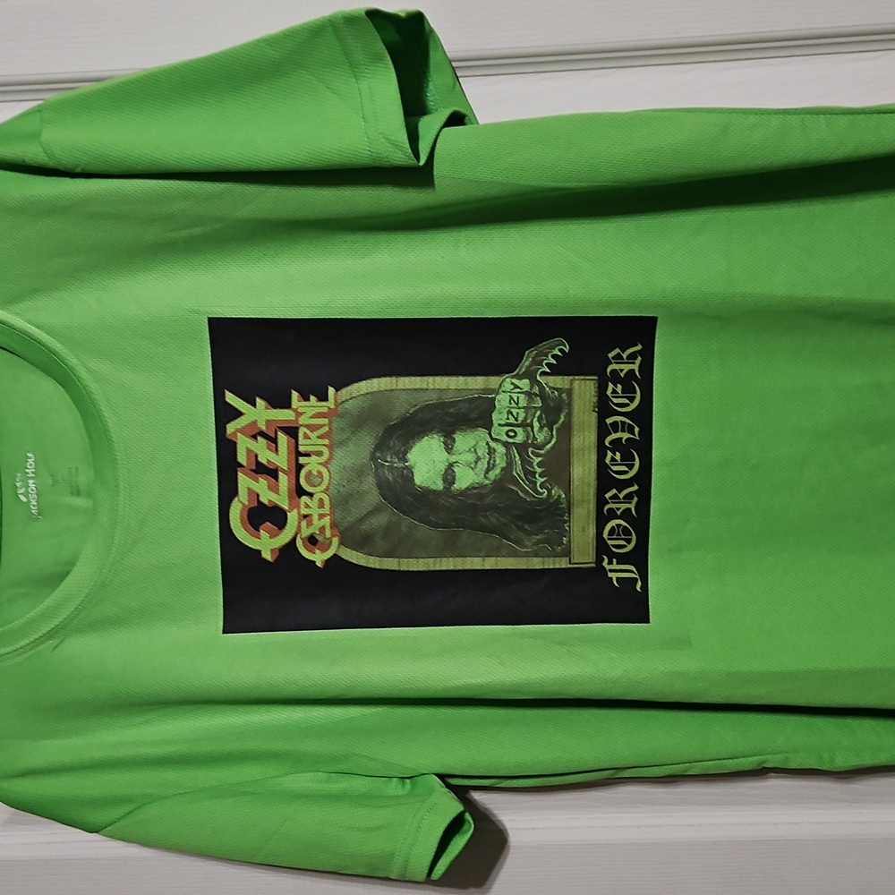 Ozzy Osbourne Forever Tee Shirt , Hand Drawn And Heat Set.